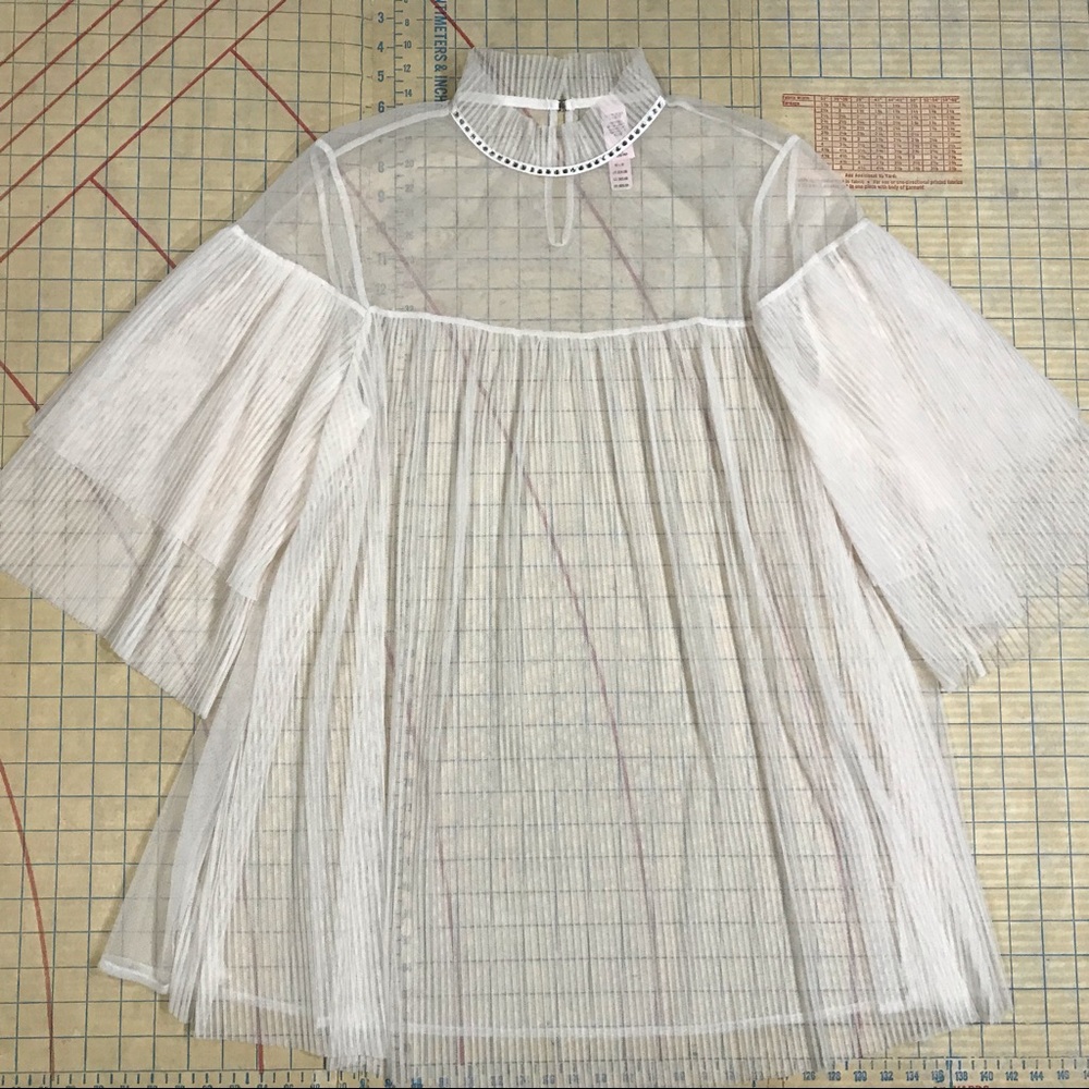 VICTORIA’S SECRET Tulle Lingerie Top in COCONUT! - Picture 4 of 7
